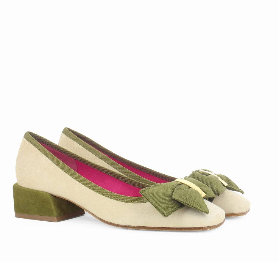 ﻿Le Babe BALLERINE IN VELOUR NUT Moda