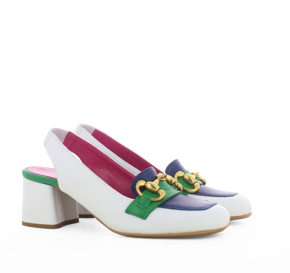 Le Babe MOCASSINI IN NAPPA BIANCA Qualità