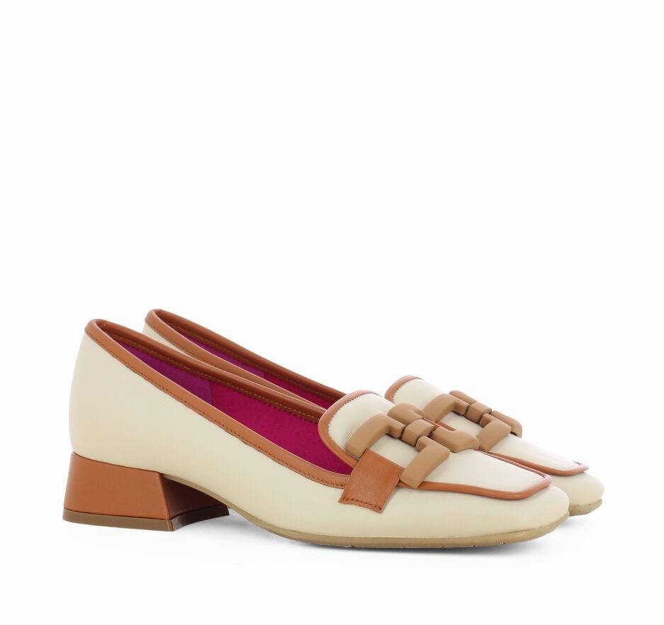 Le Babe MOCASSINI IN NAPPA SAND Spedizione Gratuita
