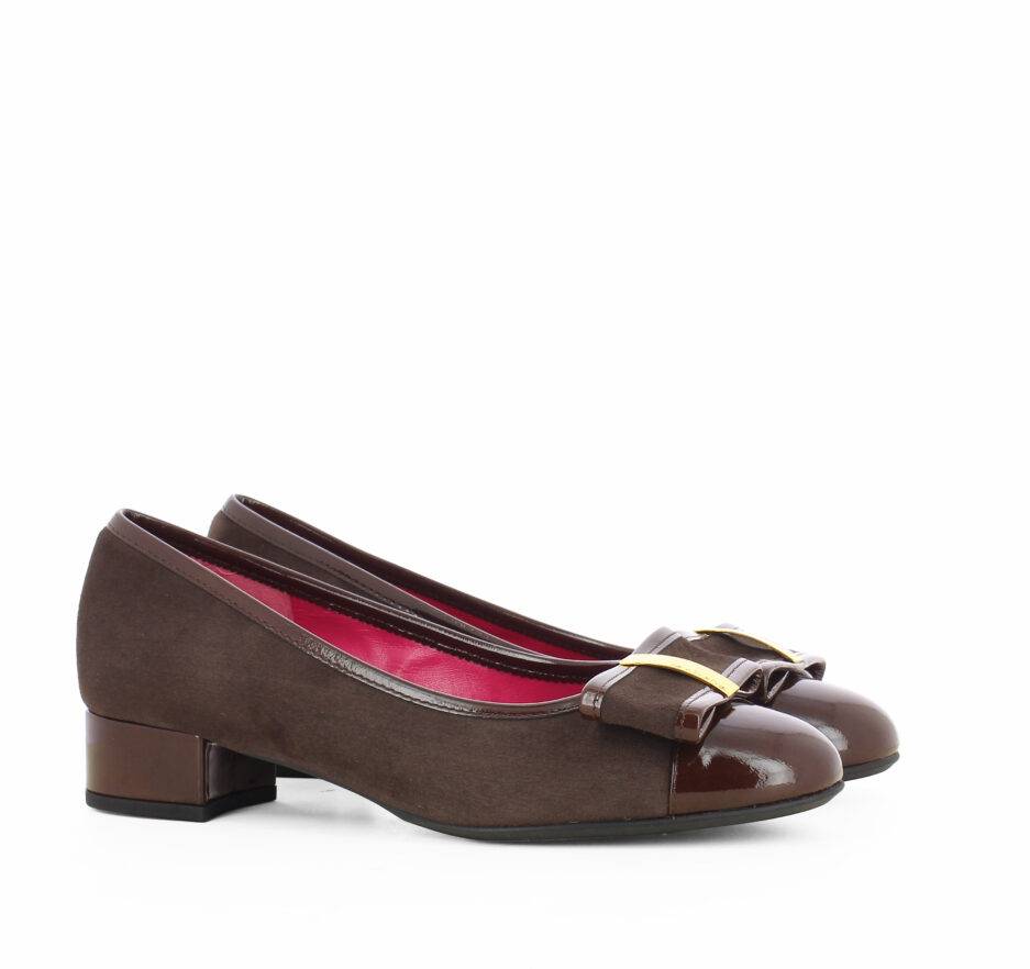 Le Babe BALLERINE IN VELOUR TESTA DI MORO Shopping Online
