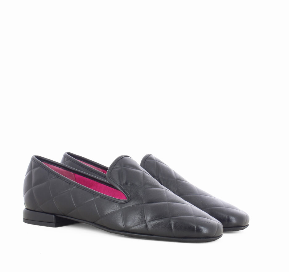 Le Babe SLIP ON IN NAPPA NERA Convenienza
