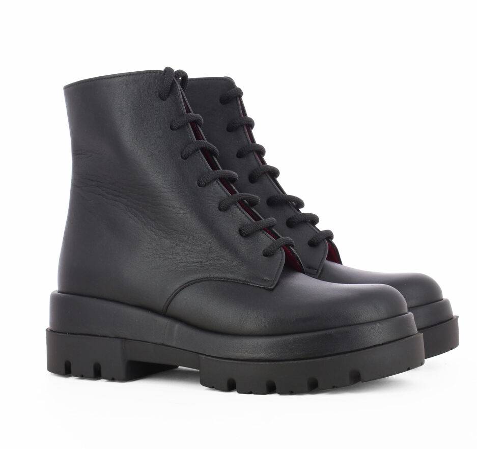 Le Babe BOOTS IN VITELLO NERO Saldi