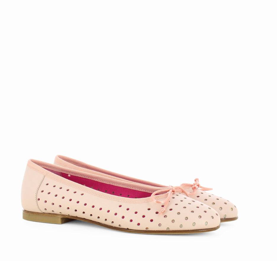 Le Babe BALLERINE IN NAPPA ROSA Negozi Online