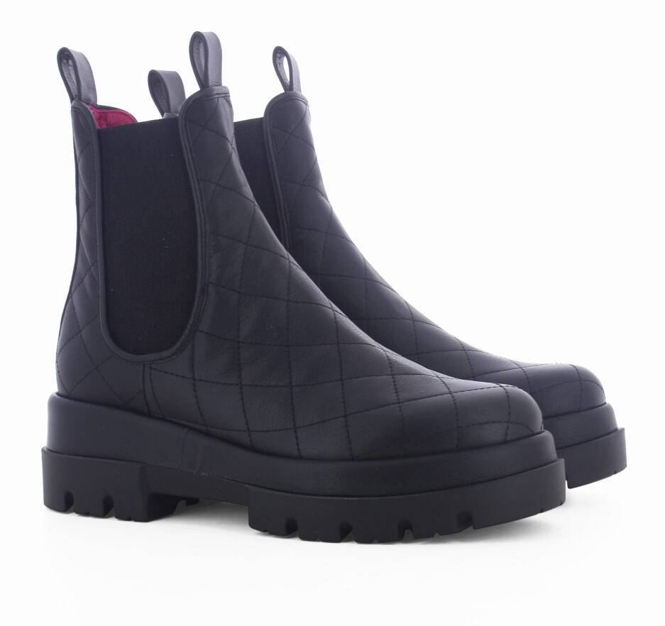 Le Babe TRONCHETTI IN VITELLO NERO Shopping Online