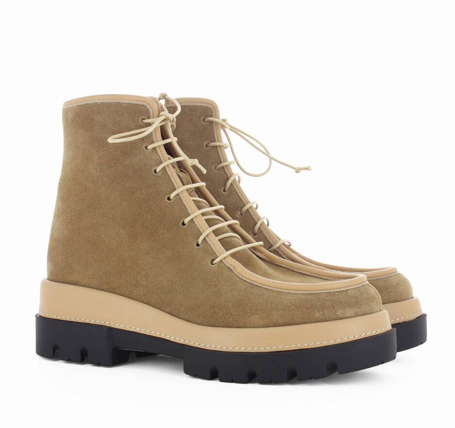 Le Babe BOOTS IN SCAMOSCIATO ACERO Novità