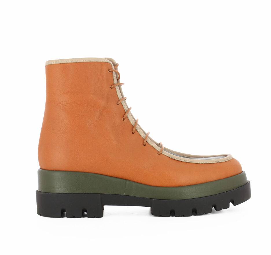 Le Babe BOOTS IN VITELLO CUOIO Sconto