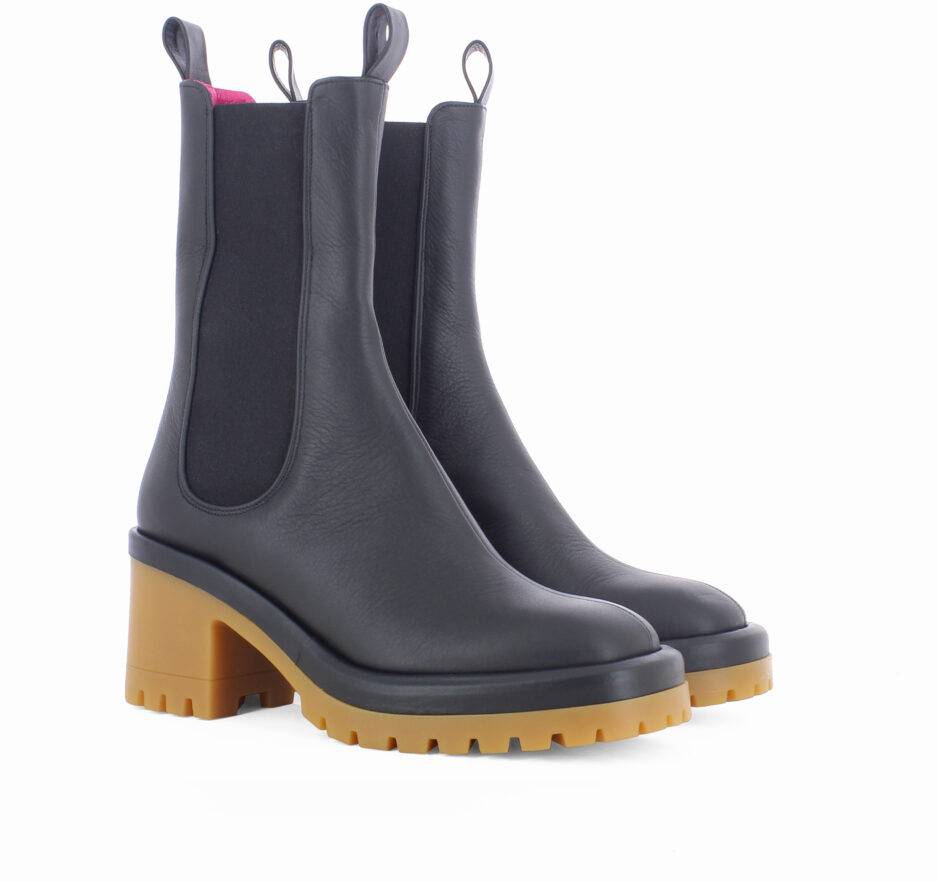 Le Babe TRONCHETTI IN VITELLO NERO In Vendita