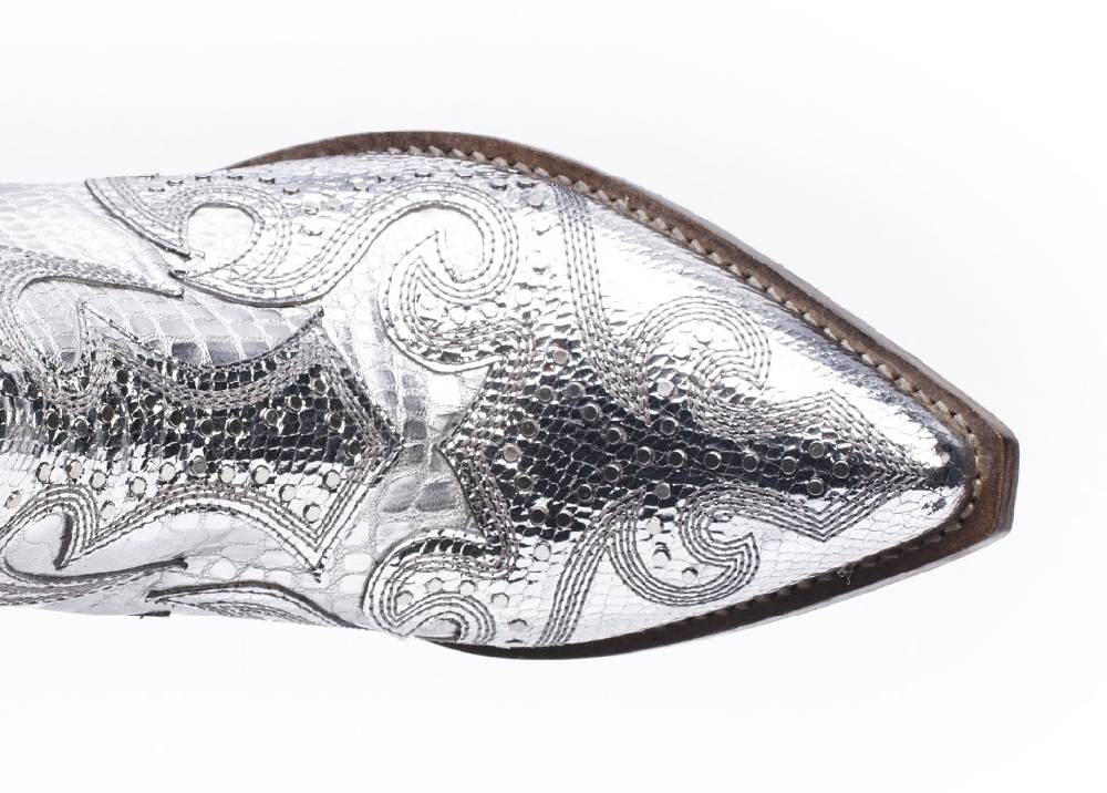 Jo Ghost Tronchetto Minivipera Silver Italy