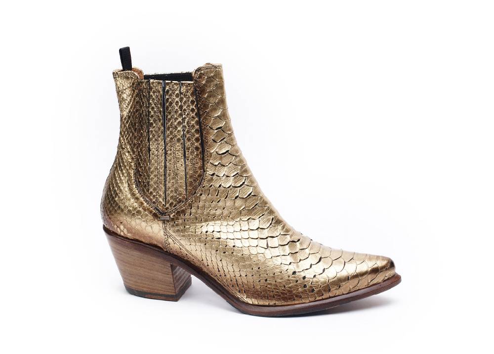 Jo Ghost Tronchetto Pitone Reticulatus Oro 2025
