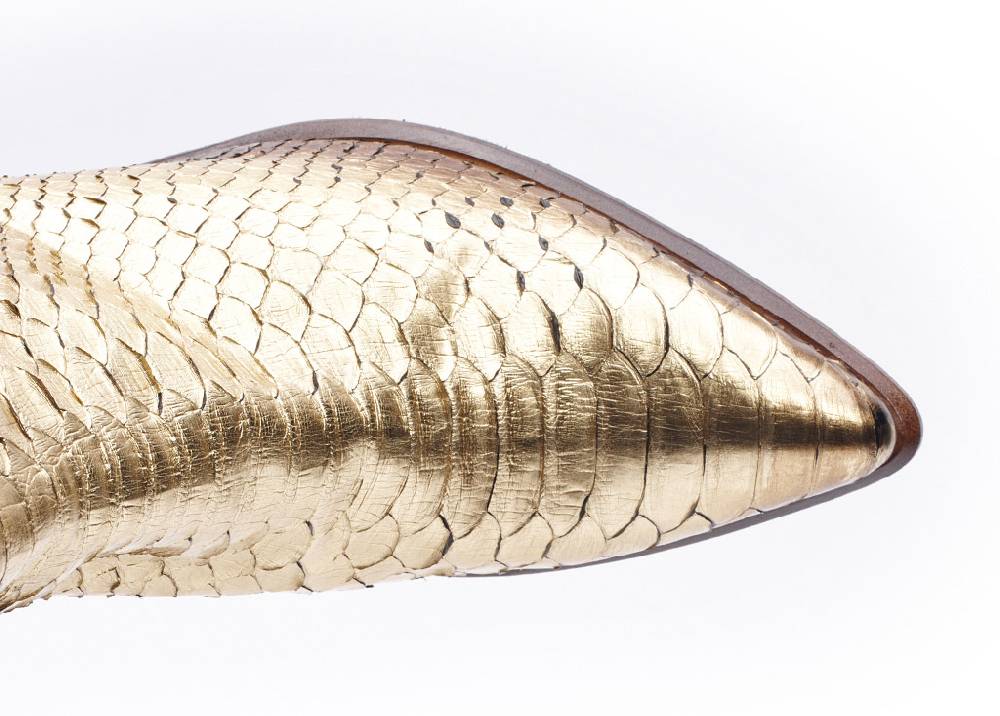 Jo Ghost Tronchetto Pitone Reticulatus Oro 2025