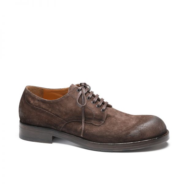 Jo Ghost Scarpa stringata in pellame peach 3269 In Saldo