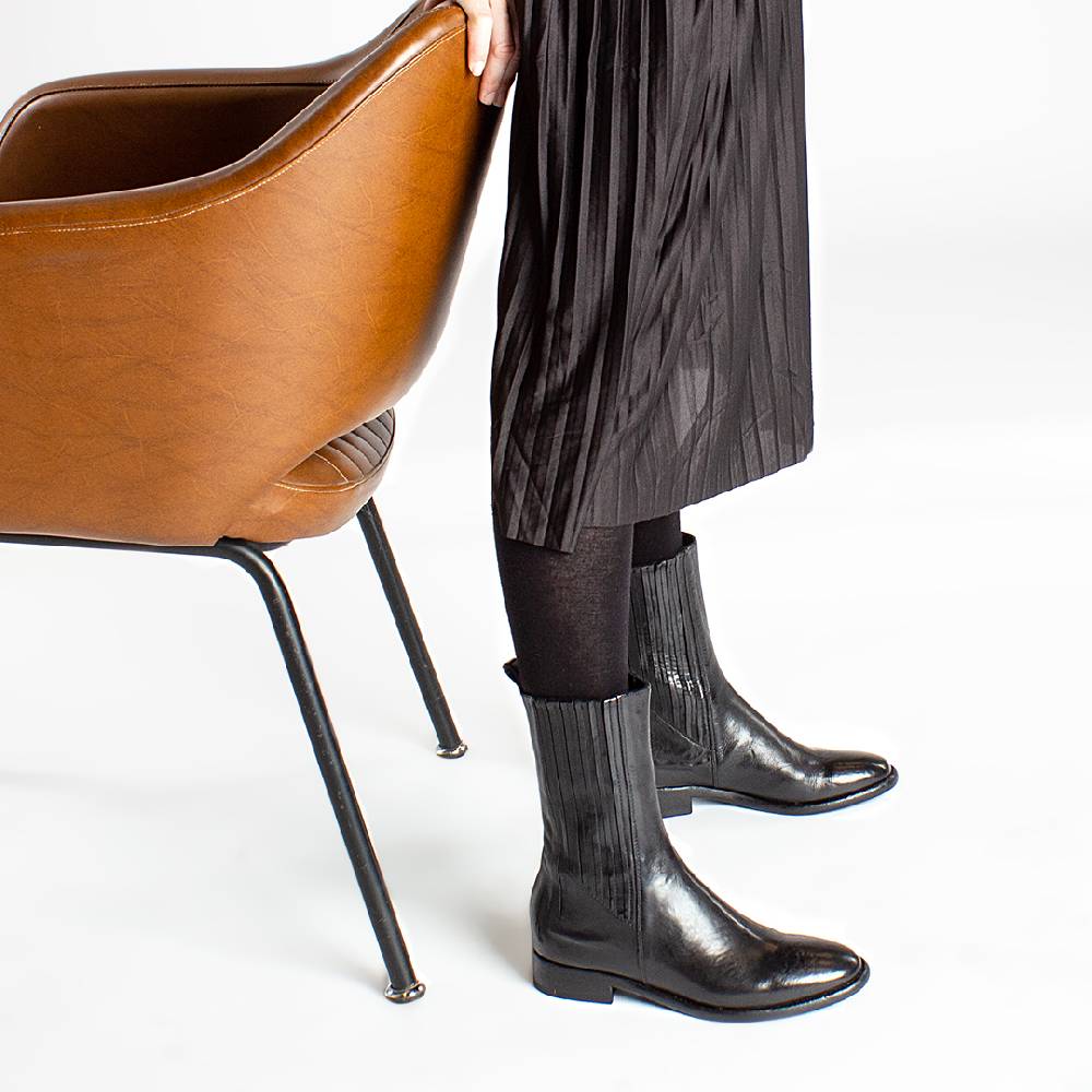 King Tartufoli ELASTIC BOOT BLK CAV Spedizione Gratuita
