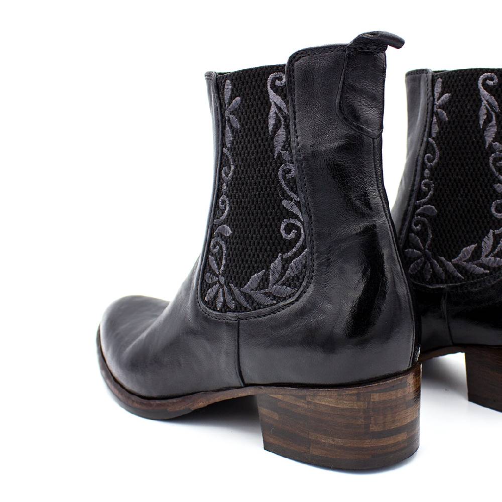 King Tartufoli EMBROIDERED ANKLE BOOT Saldi Di Fabbrica