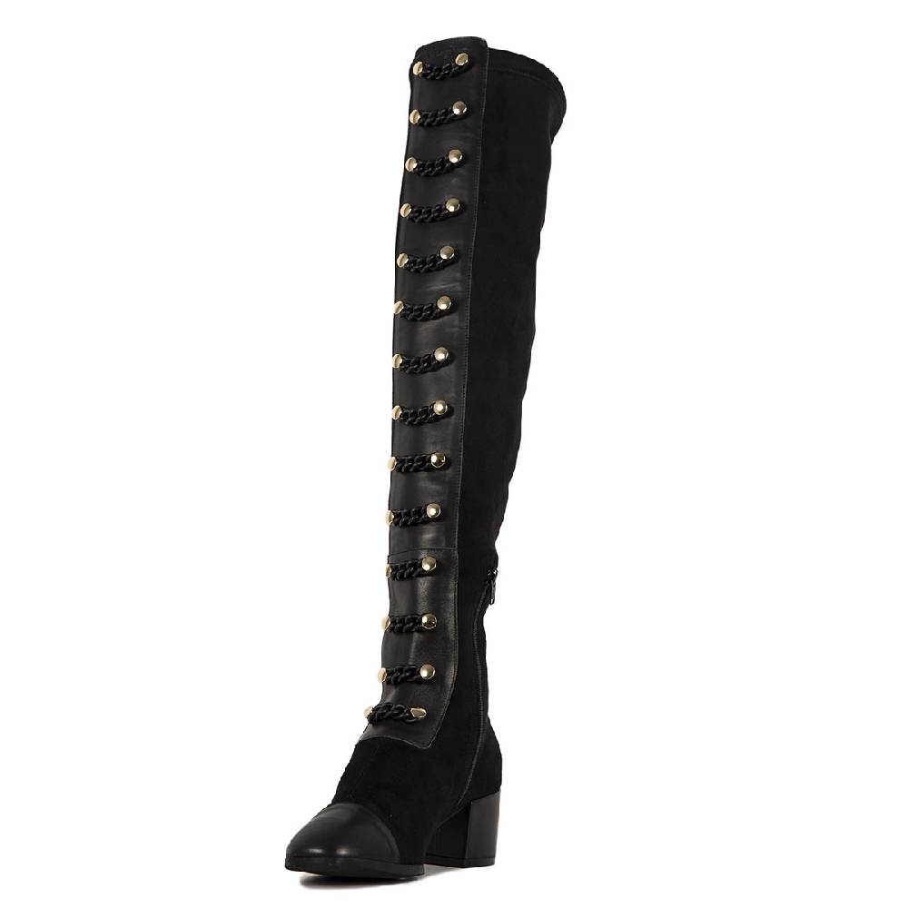 Le Dangerouge Ginevra Tall Black Chain Shopping Online