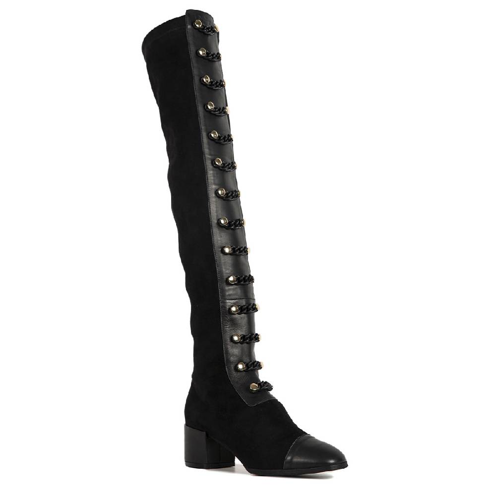 Le Dangerouge Ginevra Tall Black Chain Shopping Online