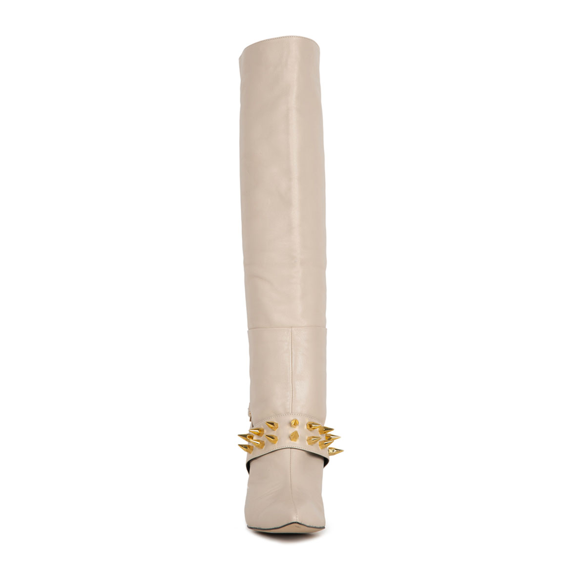 Le Dangerouge Meg Beige Studs Economico