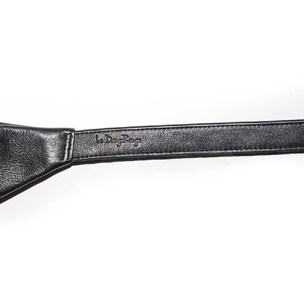 Le Dangerouge Fanny Pack Leather Black Hole Promozione