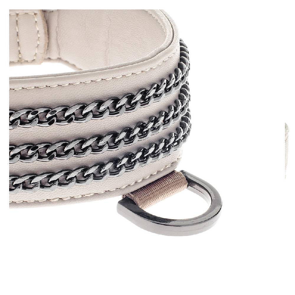 Le Dangerouge Big dog collar beige Pezzi Unici