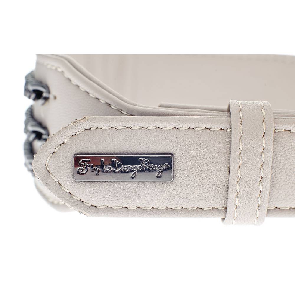 Le Dangerouge Big dog collar beige Pezzi Unici
