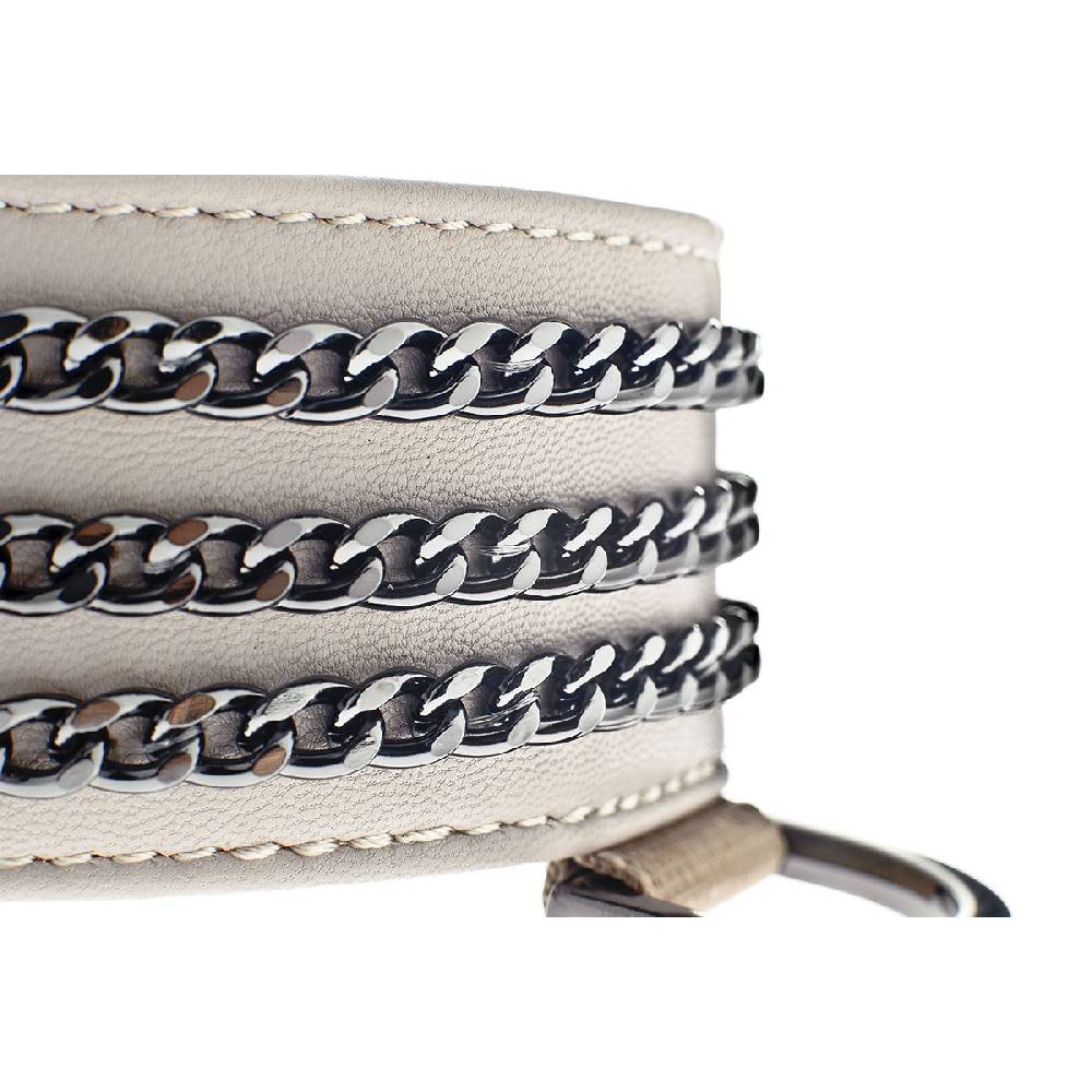 Le Dangerouge Big dog collar beige Pezzi Unici