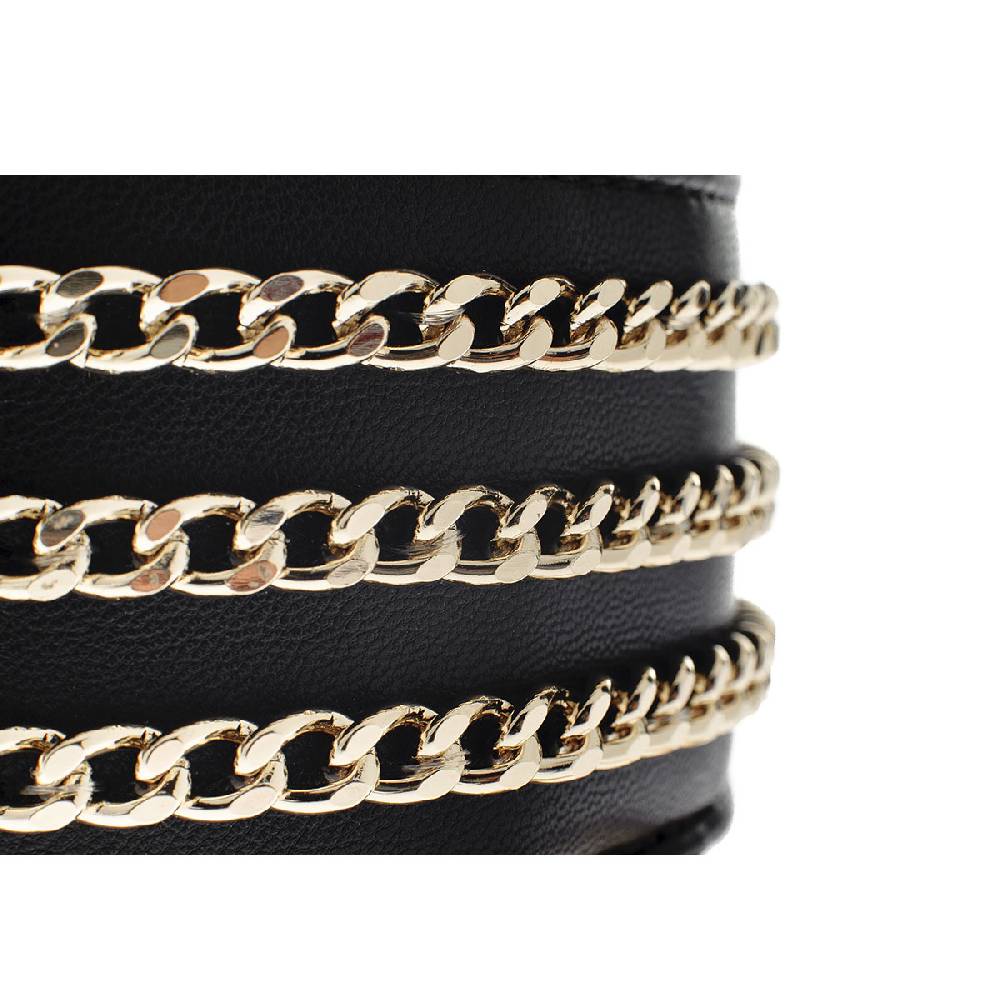 Le Dangerouge Big dog collar black Soddisfazione Garantita