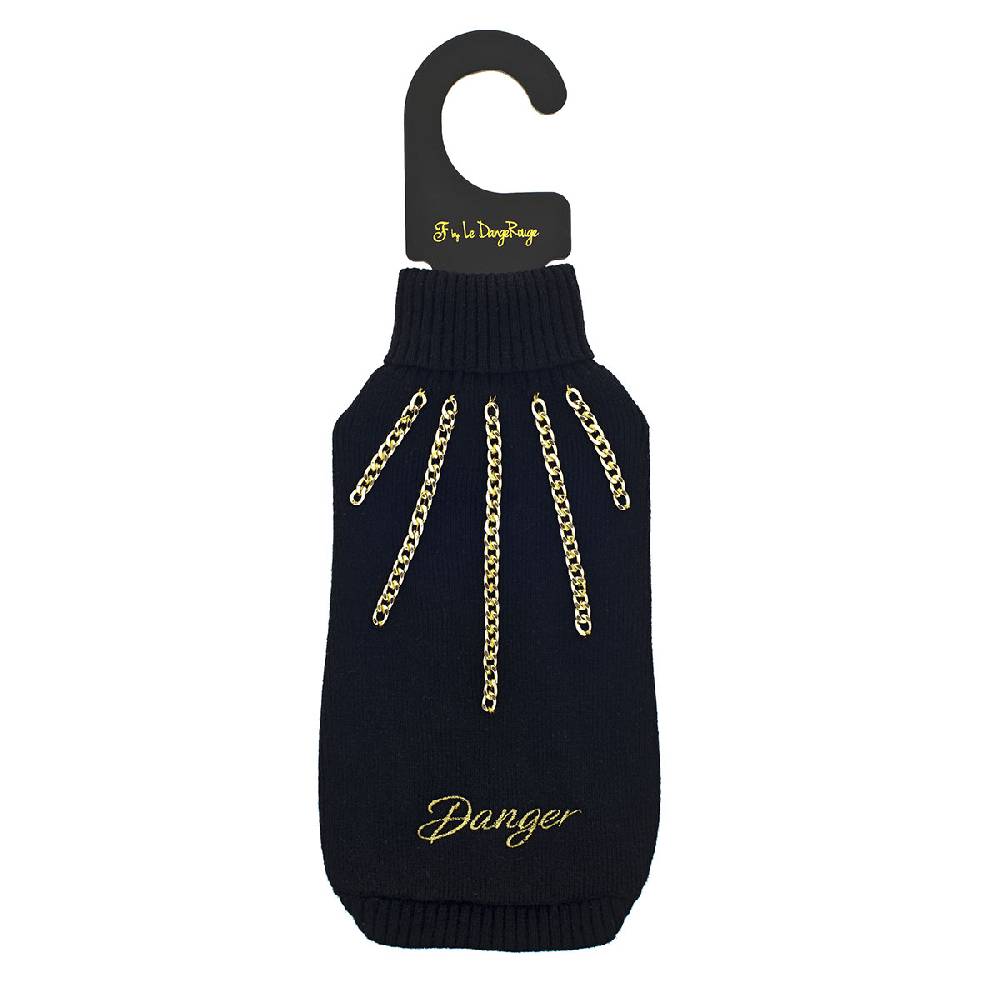 Le Dangerouge Danger sweater black Fino Al -60%