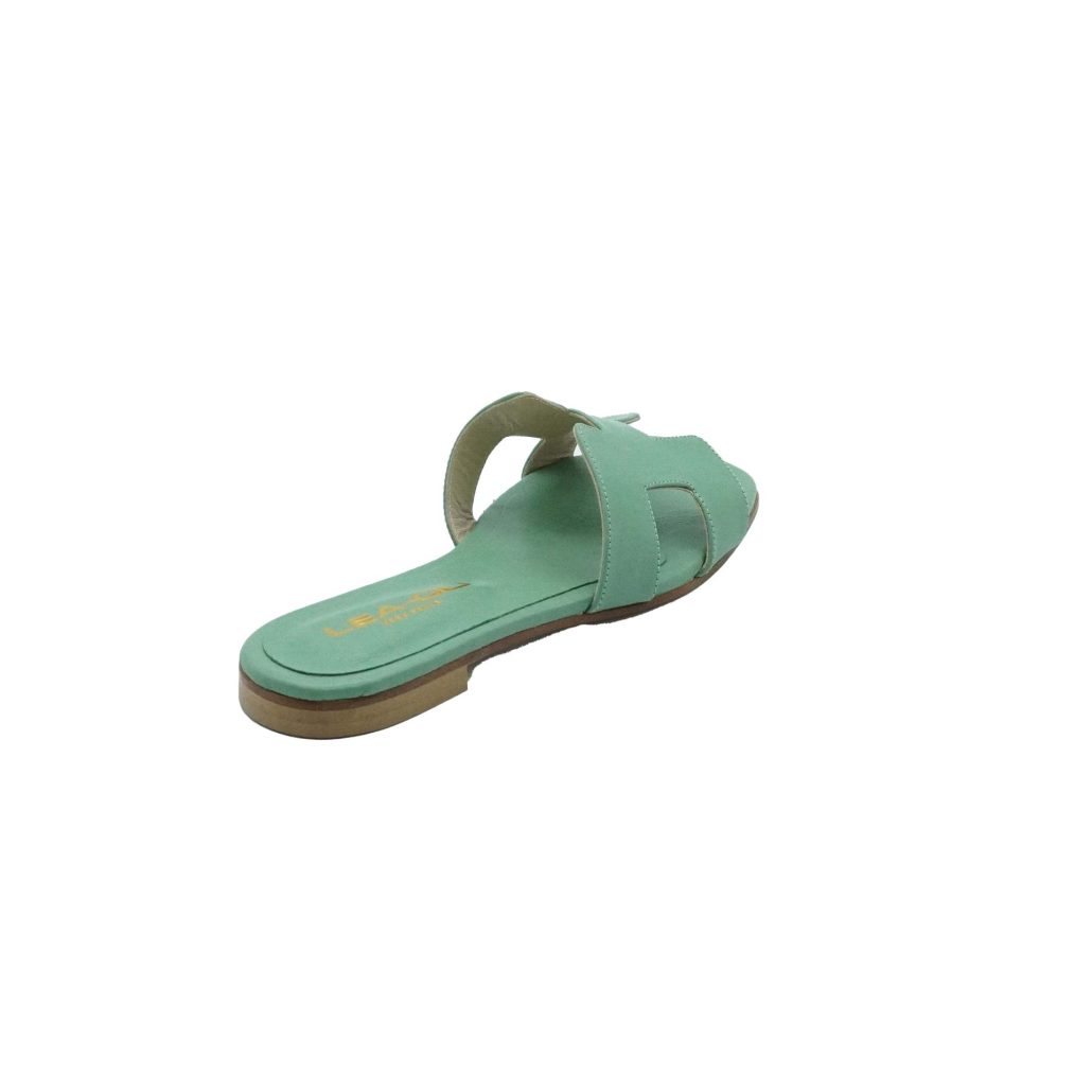 Lea Gu ciabattina in nappa, fascia frontale, punta quadrata, tacco 10mm Fino al 55% di sconto