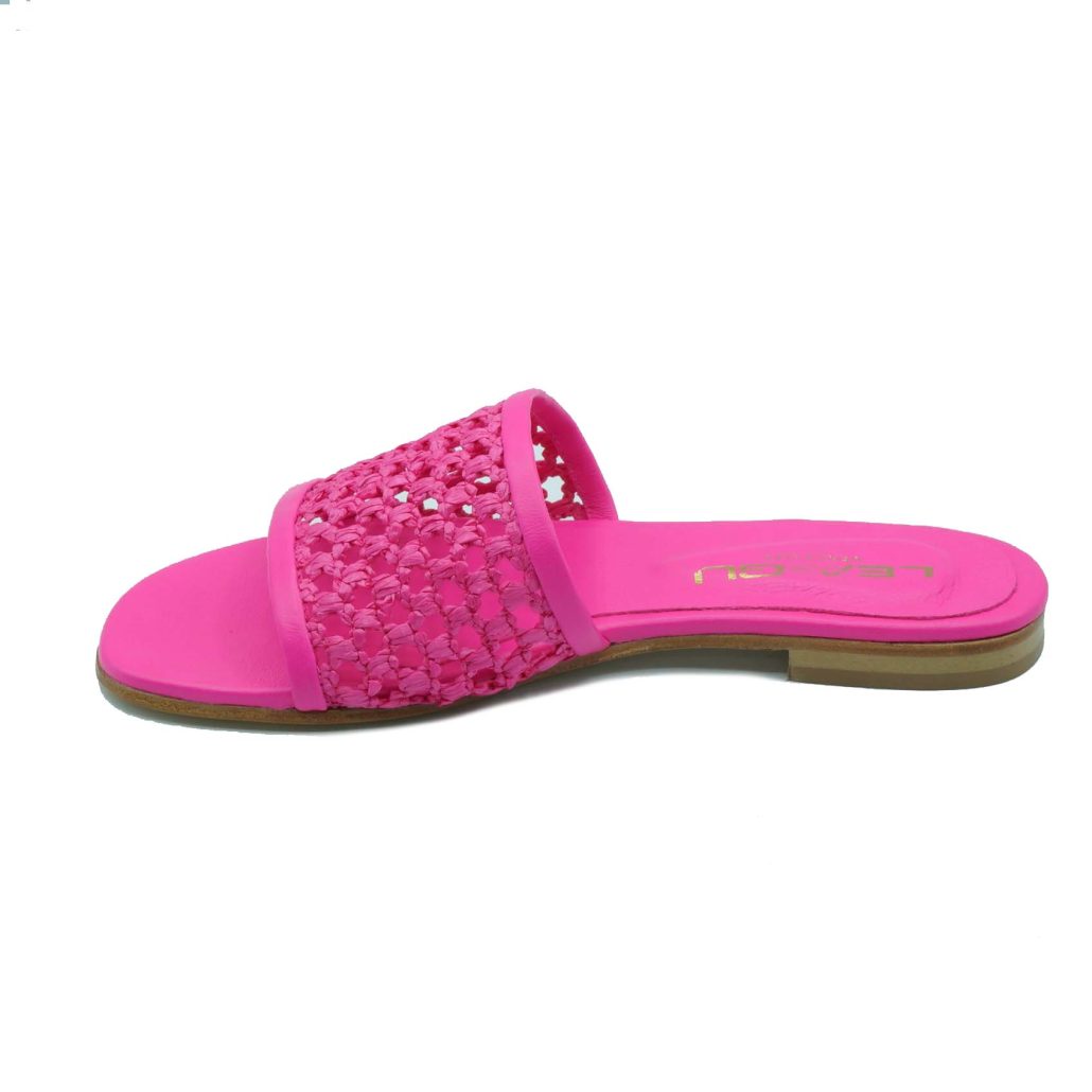Lea Gu ciabattina in nappa, fascia frontale, tacco10mm Presa