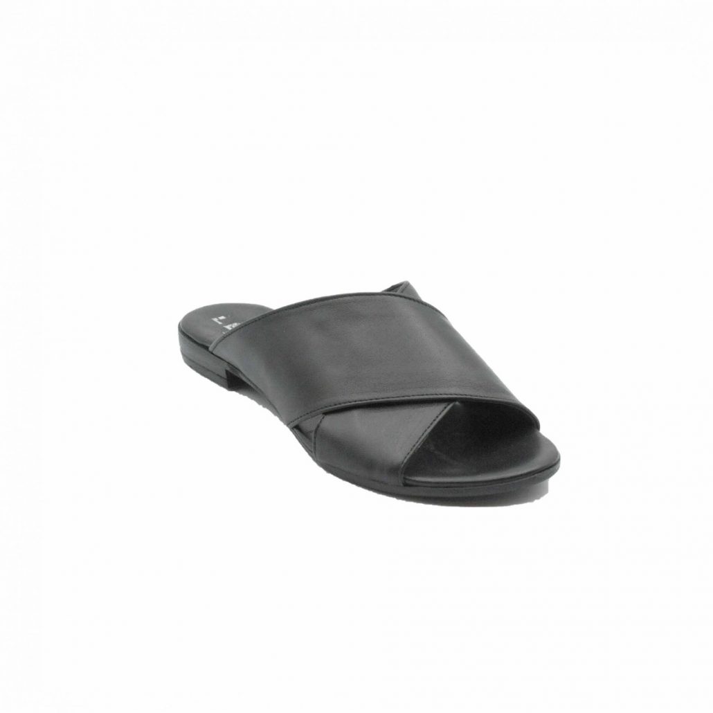 Lea Gu ciabattina in nappa, incrocio frontale, tacco 15 mm Sconto