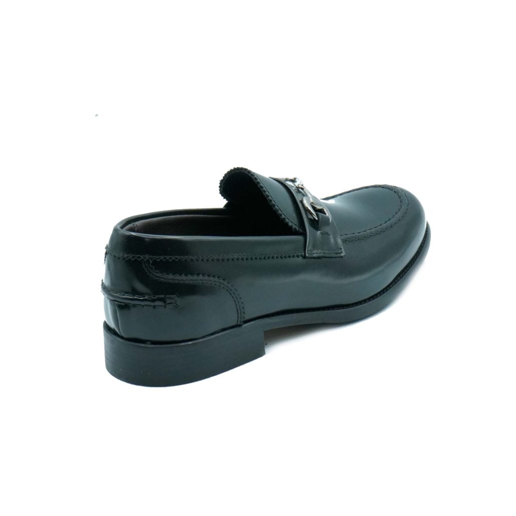 Lea Gu mocassino in vitello abrasivato, accessorio frontale, tacco 25mm Hotsell
