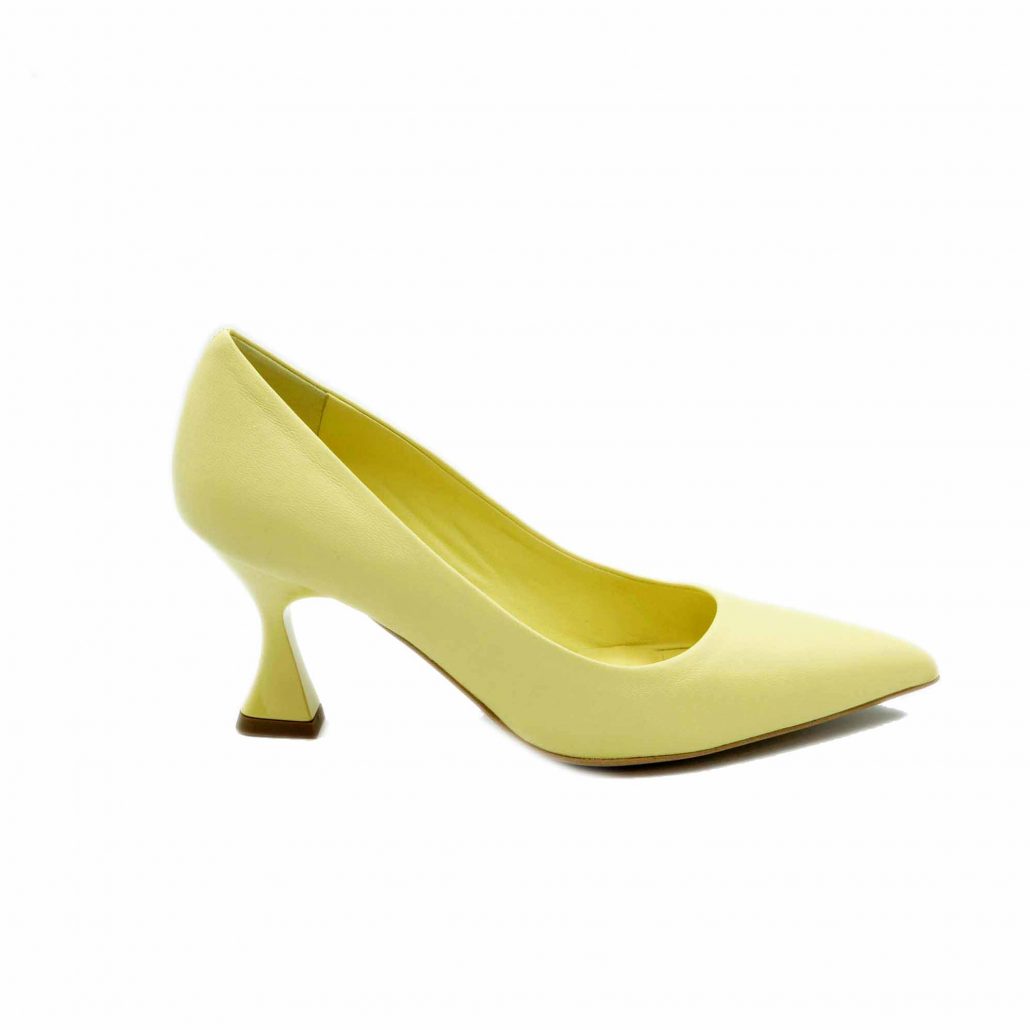 Lea Gu decollete’ in nappa , tacco in plex 70 mm Sottocosto