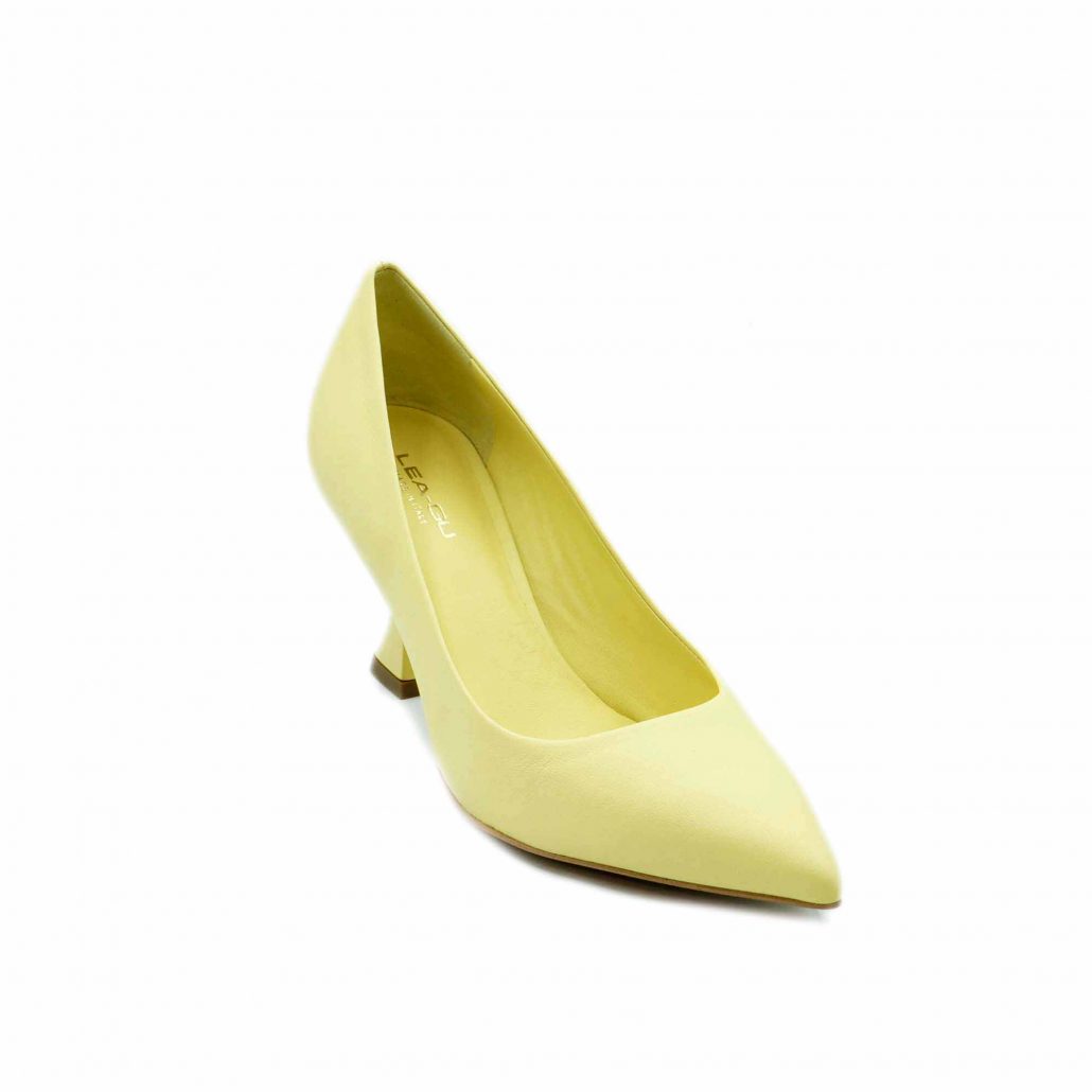 Lea Gu decollete’ in nappa , tacco in plex 70 mm Sottocosto