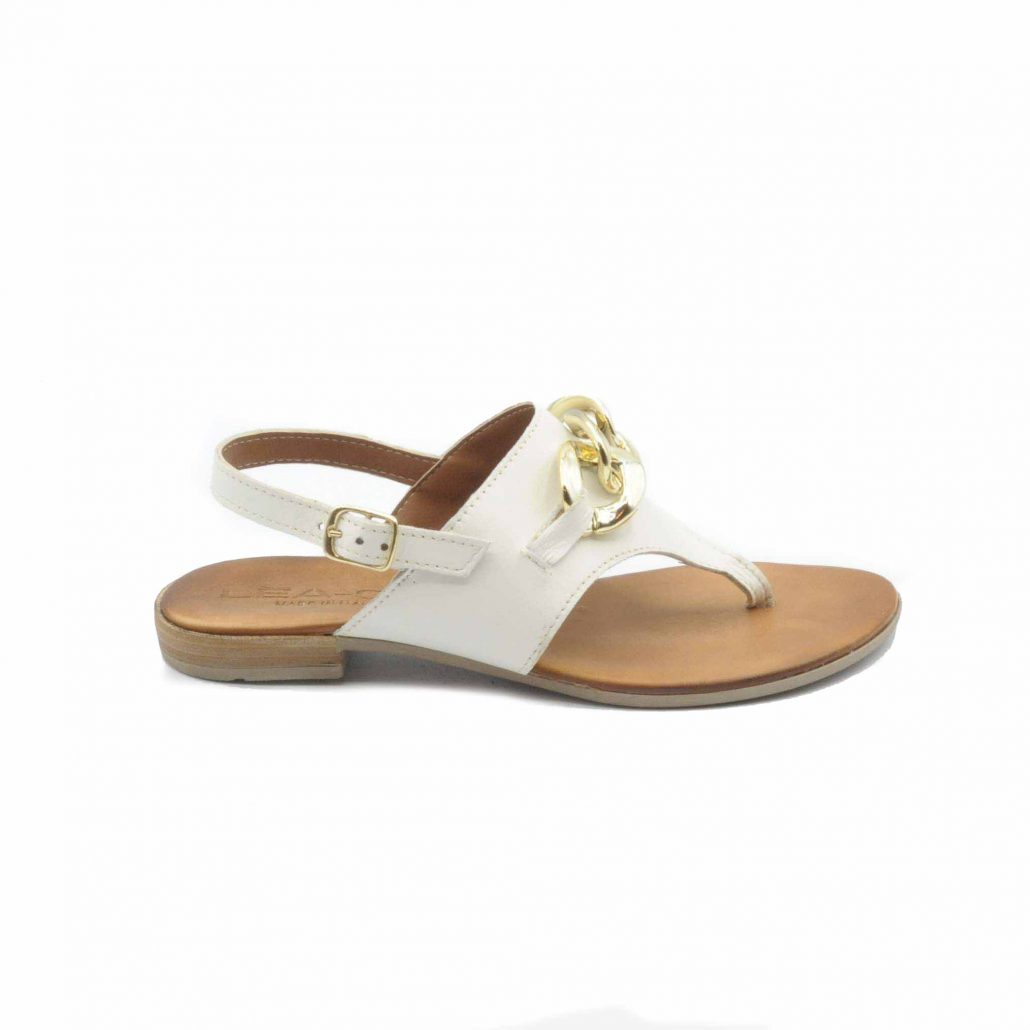 Lea Gu infradito in nappa, accessorio frontale, cinturino in caviglia, tacco 15 mm Presa