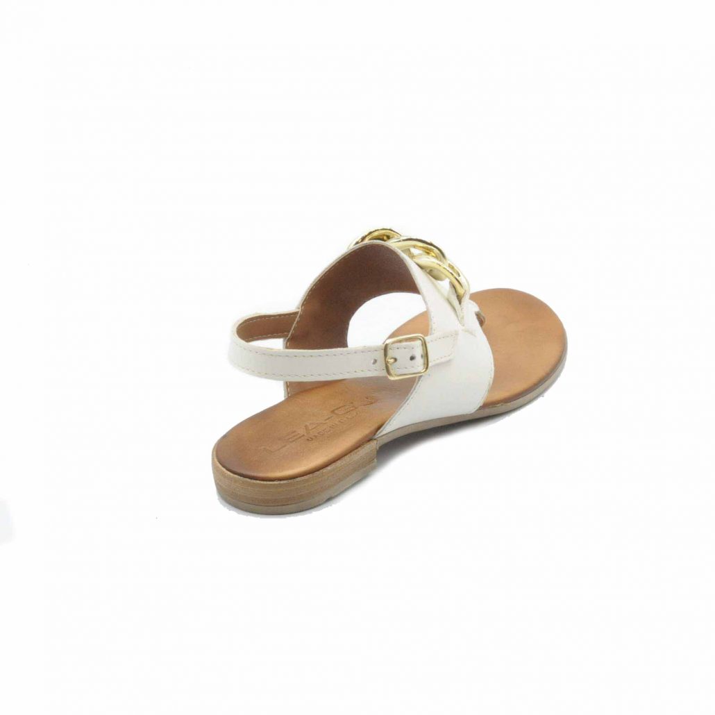 Lea Gu infradito in nappa, accessorio frontale, cinturino in caviglia, tacco 15 mm Presa