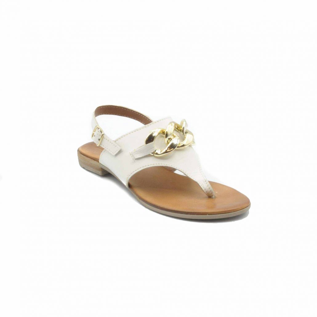 Lea Gu infradito in nappa, accessorio frontale, cinturino in caviglia, tacco 15 mm Presa