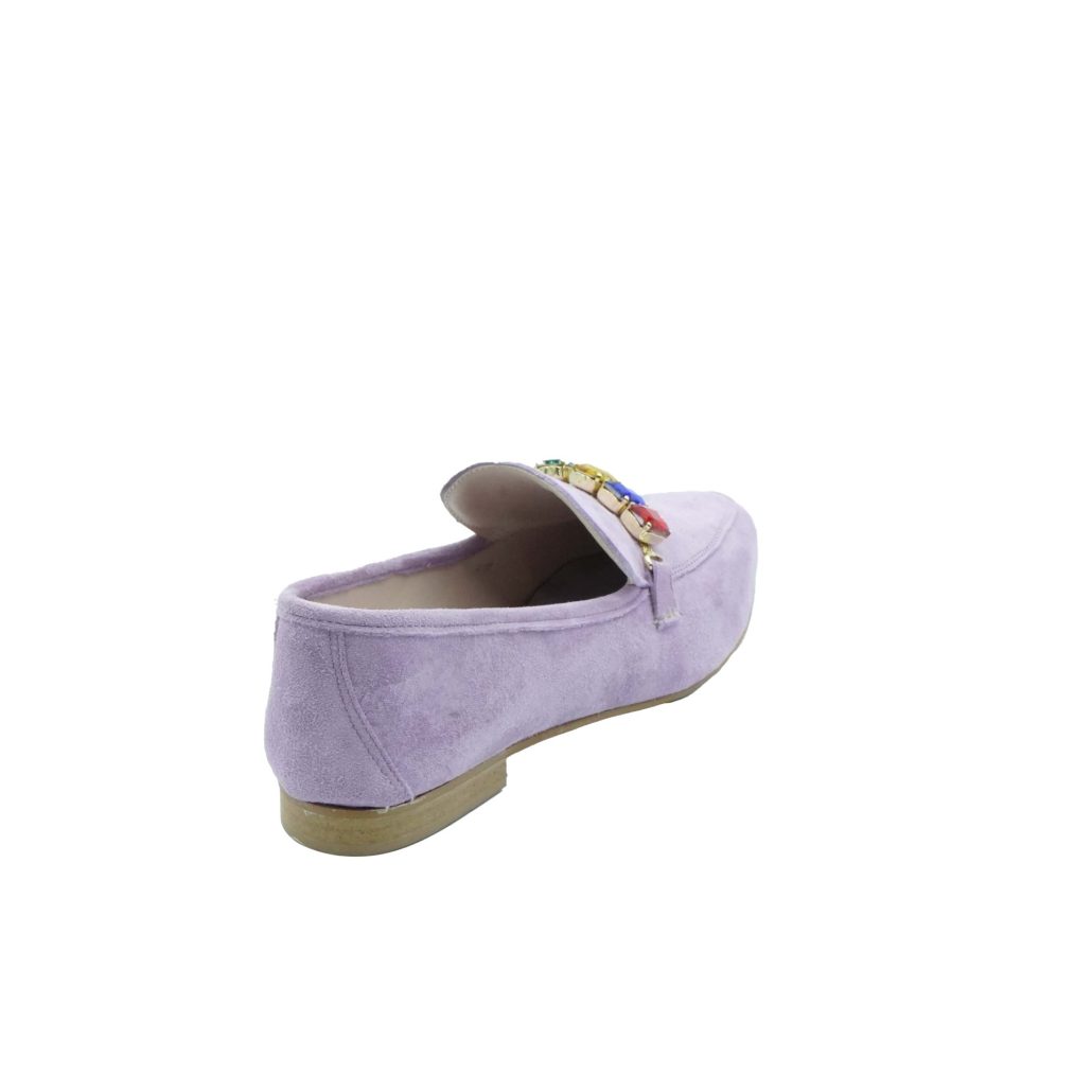Lea Gu mocassino in camoscio, accessorio frontale, tacco 10mm Hotsell