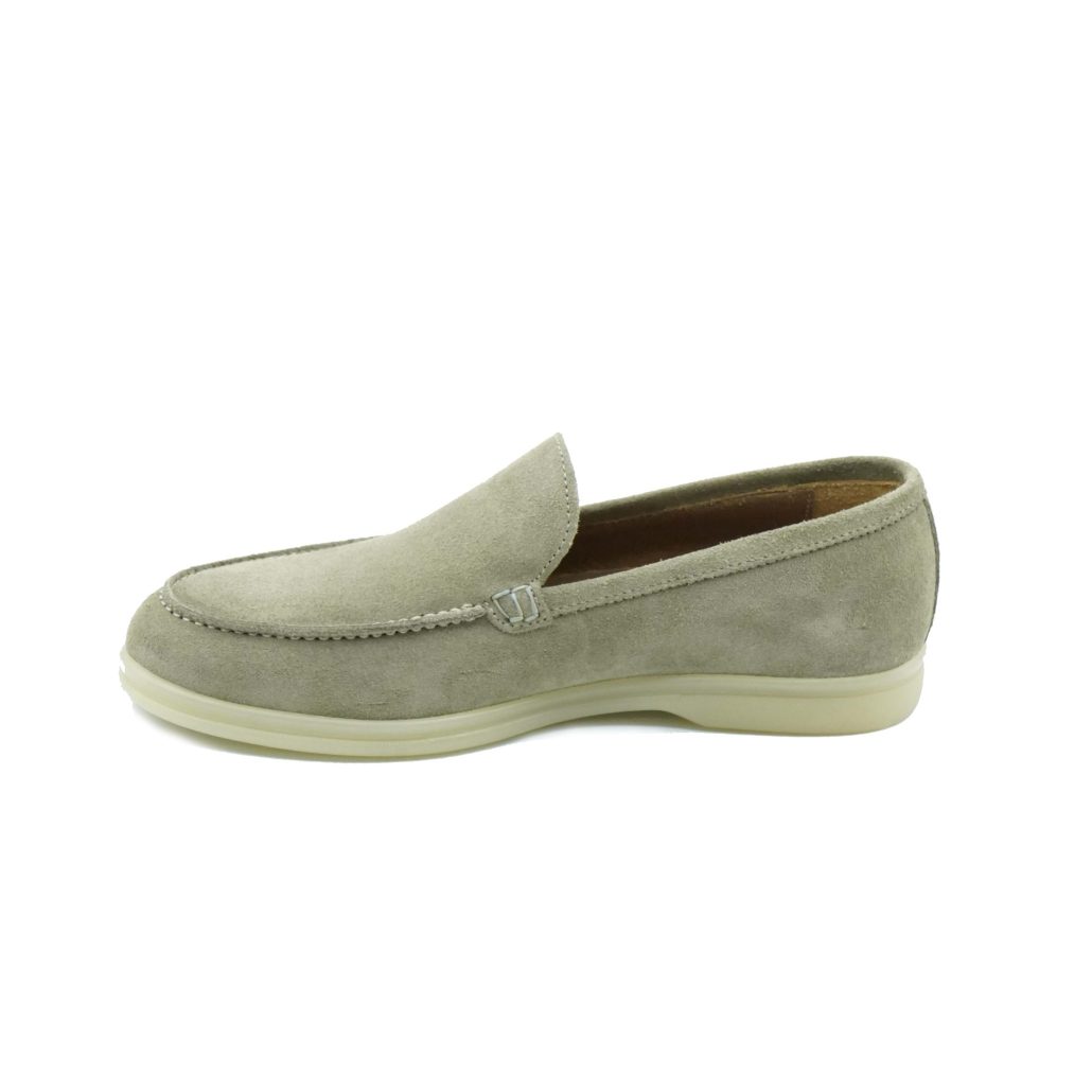 Lea Gu mocassino in camoscio, fondo gomma 20mm Hotsell