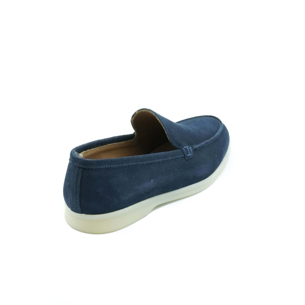 Lea Gu mocassino in camoscio, fondo gomma 20mm Hotsell