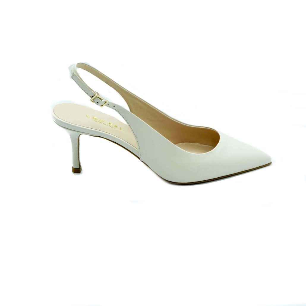 Lea Gu slingback in nappa, tacco 65mm Nuova