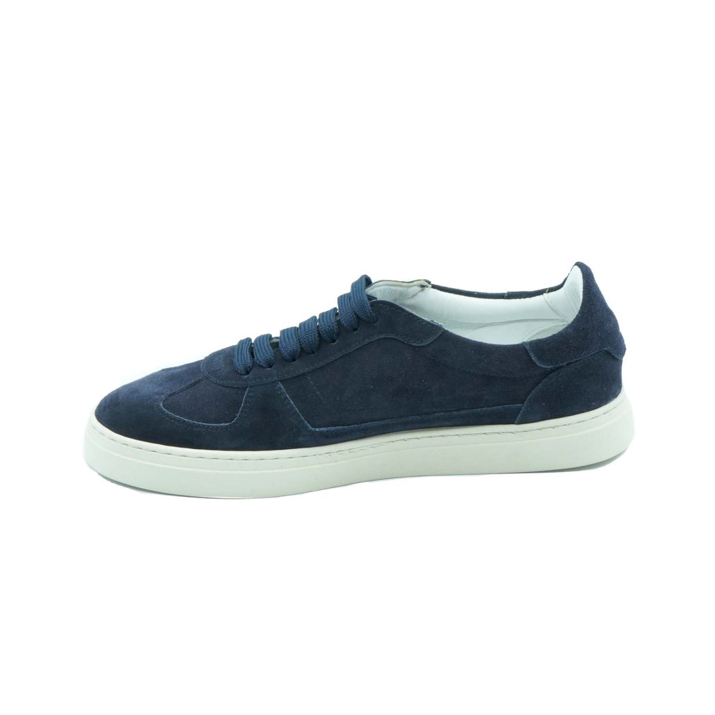 Lea Gu sneakers in camoscio, allacciatura frontale, fondo 30mm Nuovo