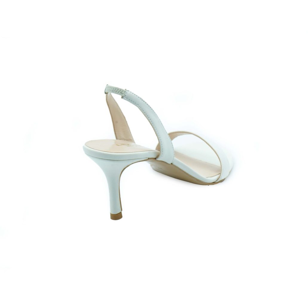Lea Gu sandalo in nappa, fascia frontale, cinturino posteriore, tacco 60mm Sottocosto