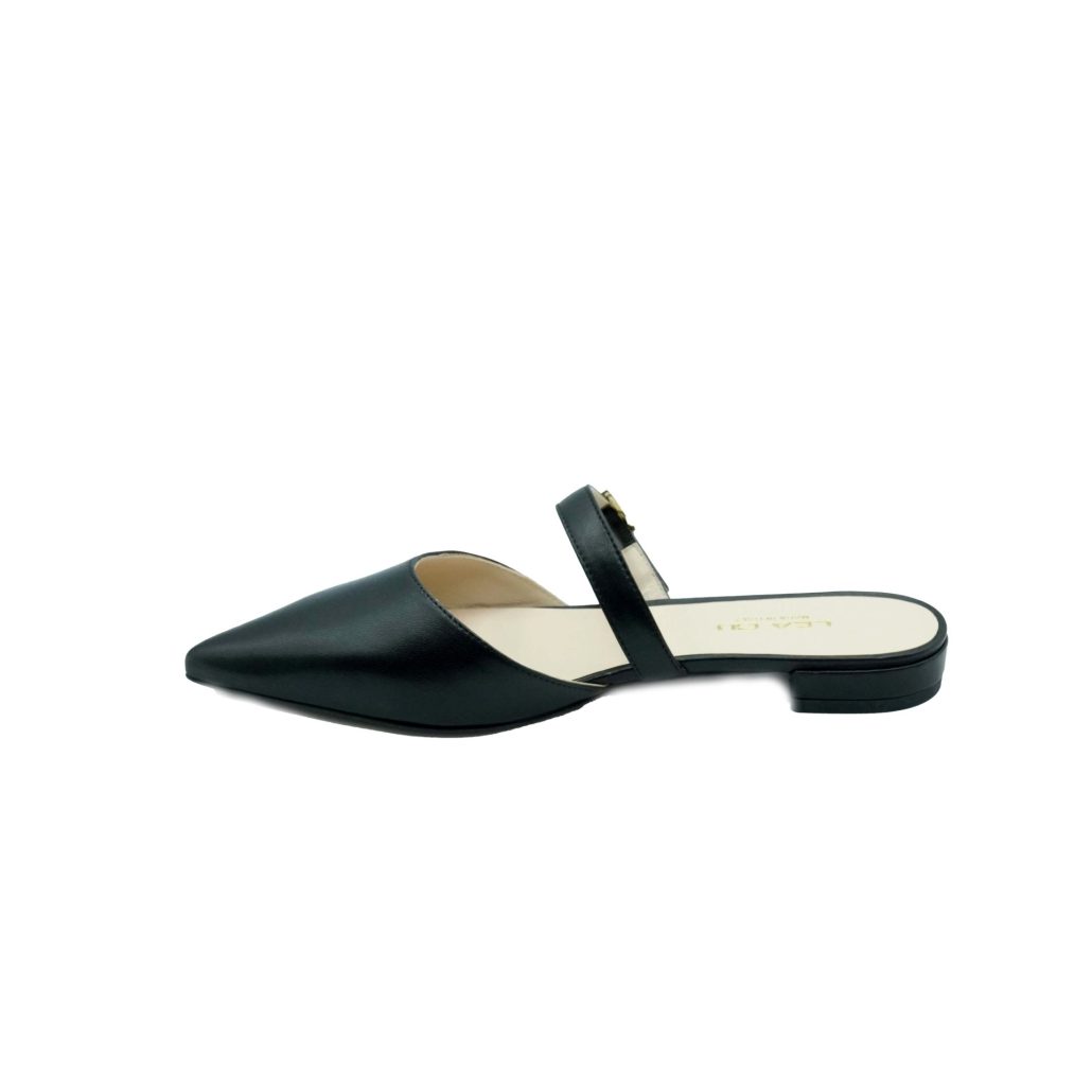 Lea Gu slingback in nappa, cinturino frontale, tacco 10mm Vendita Economica
