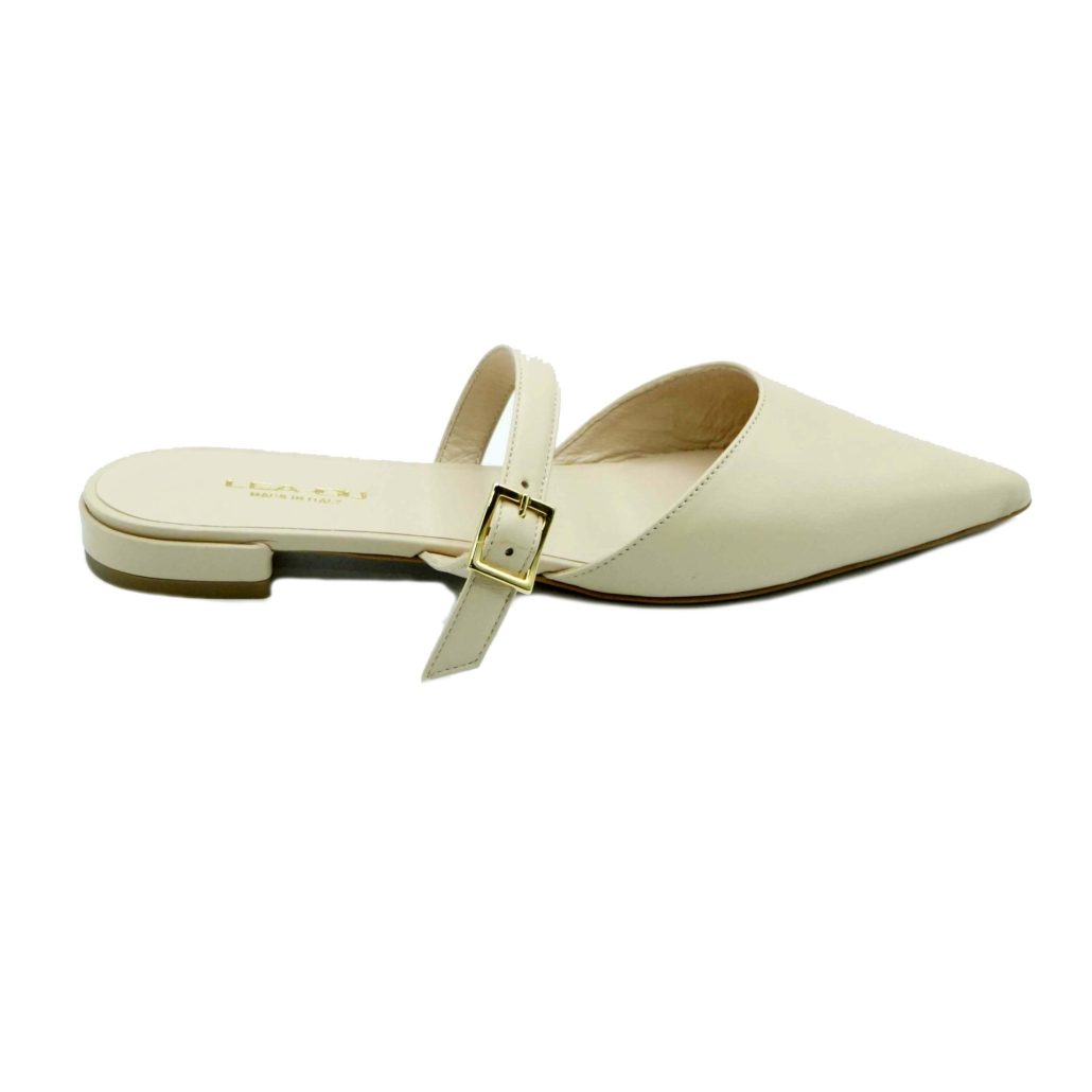 Lea Gu slingback in nappa, cinturino frontale, tacco 10mm Vendita Economica