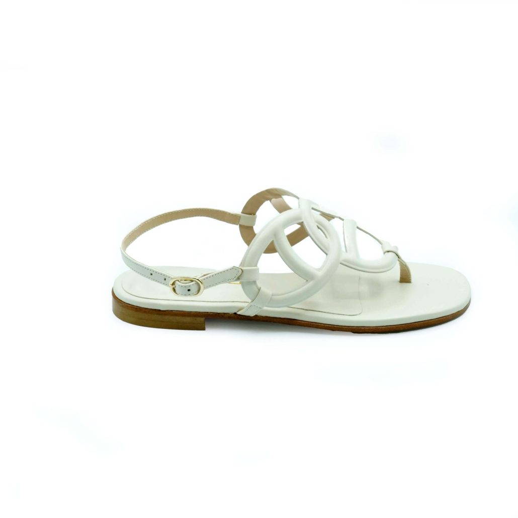 Lea Gu sandalo in nappa, cinturino posteriore, tacco 10mm Promozione