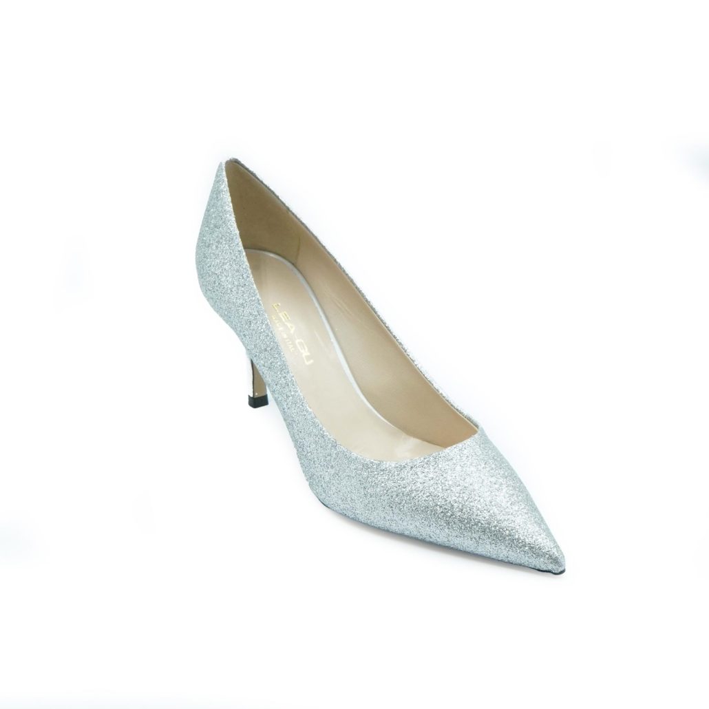 Lea Gu scarpa con tacco in nappa glitter, tacco 65mm Shopping Online