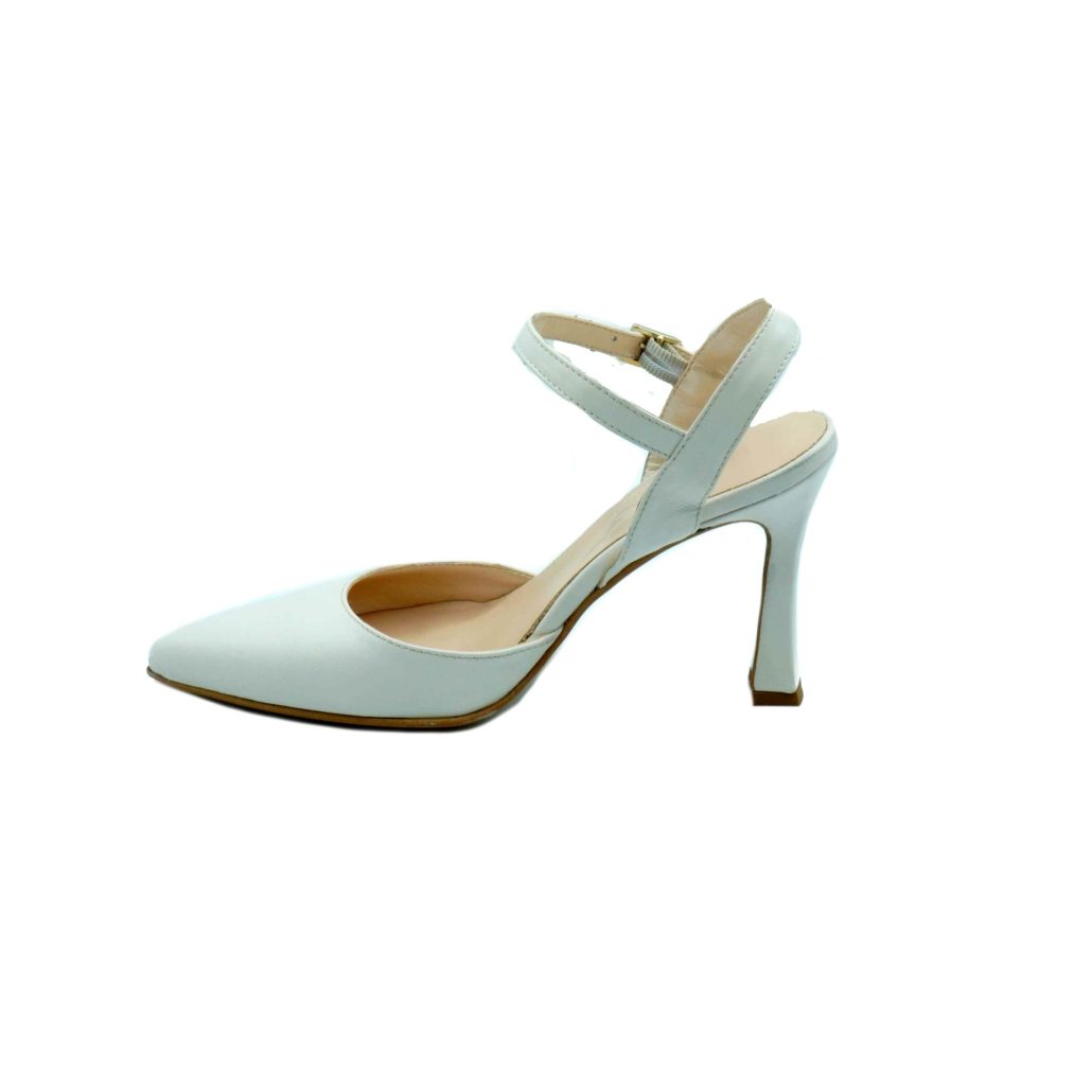 Lea Gu scarpa con tacco in nappa, chiusura sul collo del piede, tacco 90 mm Presa