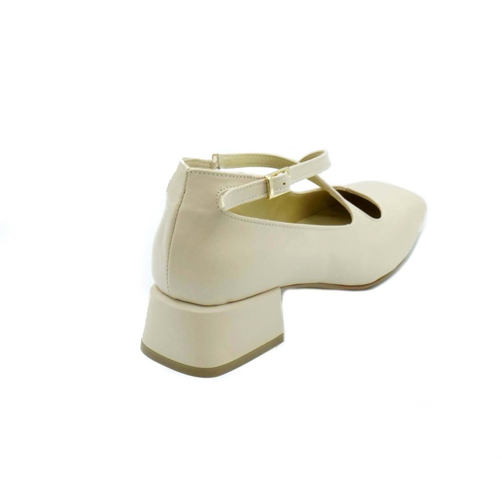 Lea Gu scarpa con tacco in nappa, incrocio frontale, tacco 35mm Sconto