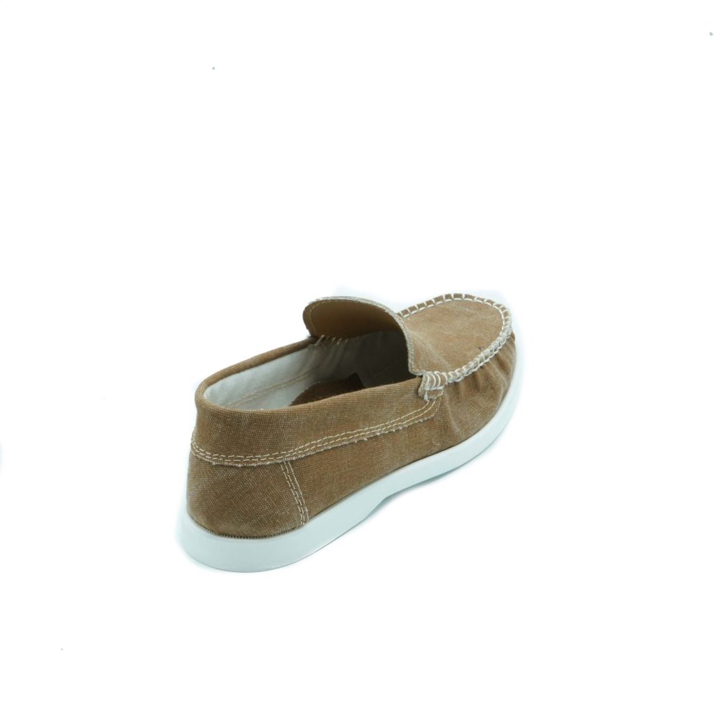 Lea Gu scarpa da barca in canvas, fondo gomma 15mm Outlet