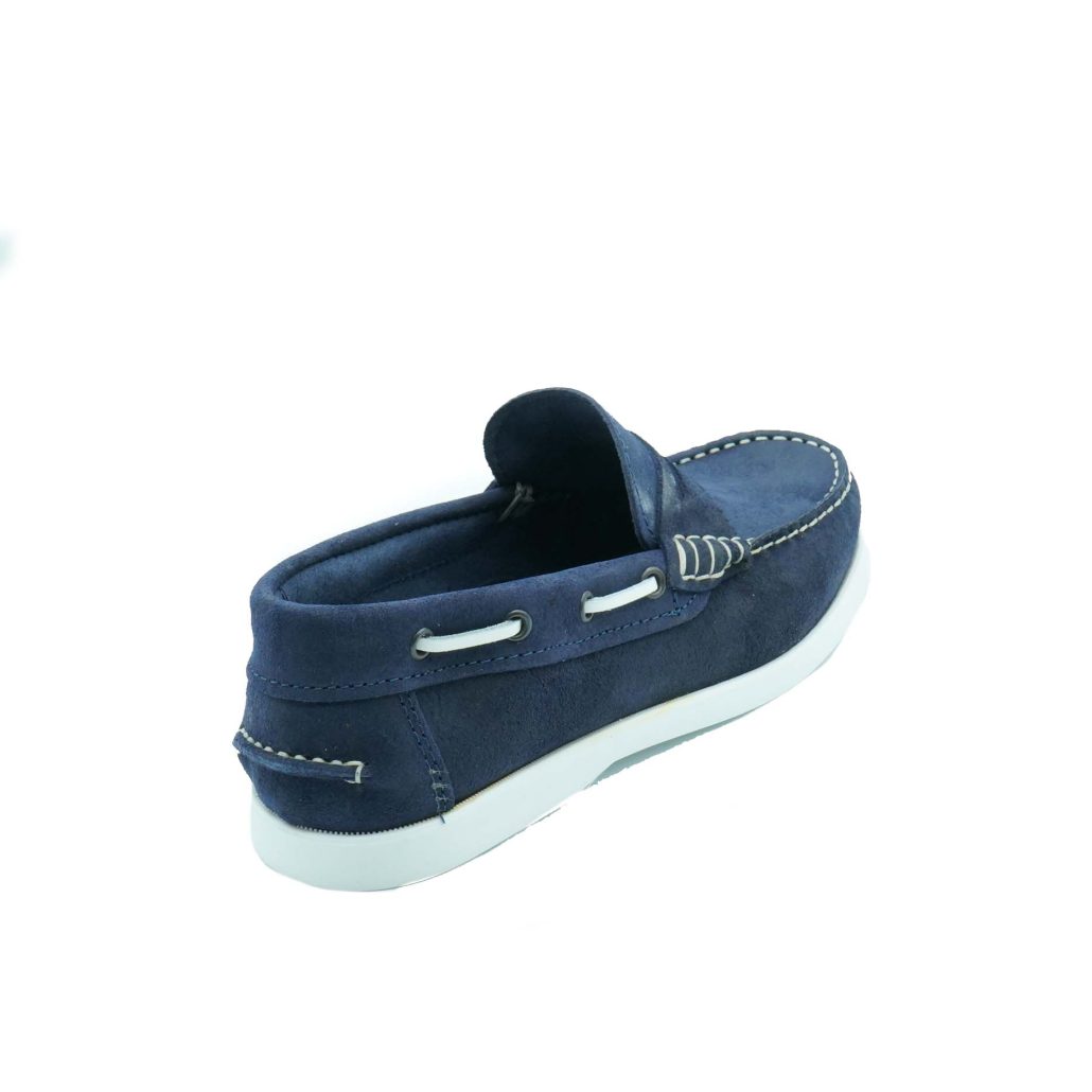 Lea Gu scarpa da barca in nappa, bocca di leone frontale, fondo gomma 15mm Saldi