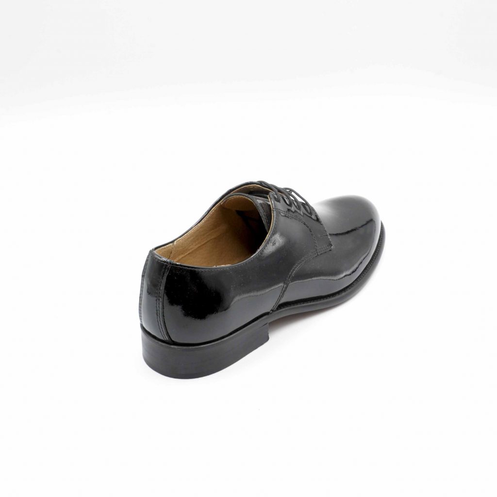 Lea Gu scarpa in vernice con allacciatura frontale, tacco 25 mm Vendita Calda